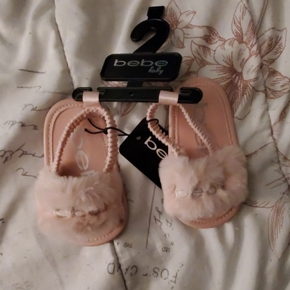 bebe Other - Bebe Baby Fluffy Slippers